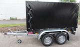 Saris CMG 175V woody mit Hochplane schwarz 140cm Ladeh�he, Drehwirbelbefestigung und Tempo 100 Vorr�stung und Gutachten