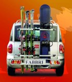 Fabbri Nr.6201965 Optional Exclusiv Ski&Board, Umbauset für Bici Exclusiv Deluxe auf Transport für 3 Paar Ski oder 2 Snowboards