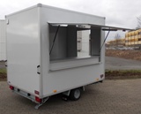 Verkaufsanh�nger, Leerwagen  Dutch Trailers VK 13.300-1,mit Verkaufstheke, Taschenablage, 2x Ablageregal oben, 2x Langfeldleuchte, 1,3t zGG, Art.Nr. DT 3.00