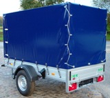 Saris BMG 120T Mc Alu mit Plane 140cm lichte Innnenh�he + 2 Heckst�tzen