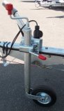 Standardst�tzrad mit Metallfelge und Hartgummibereifung
