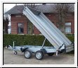 Humbaur Dreiseitenkipper HTK 3500.31, 3500kg GG mit Stahlbordw�nden, m.Elektro+Handpumpe