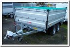 Bordwandaufsatz 350 mm hoch, pendelbar f�r Humbaur HTK 314x175cm Ladema� mit Aluw�nden