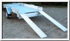 Alutrail 75 Z 26.16 mit 2 Alurampen und variablen doppelten Vorderradhalter