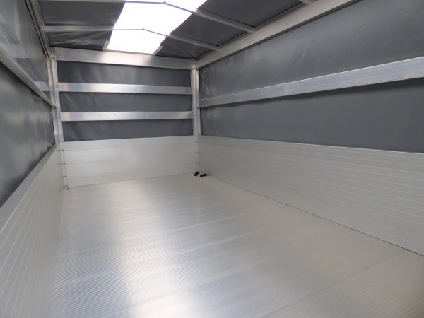 Alutrail 75 U 26.14 mit dunkelgrauer Hochplane 120cm, 750KG zGG, 263x135x120cm