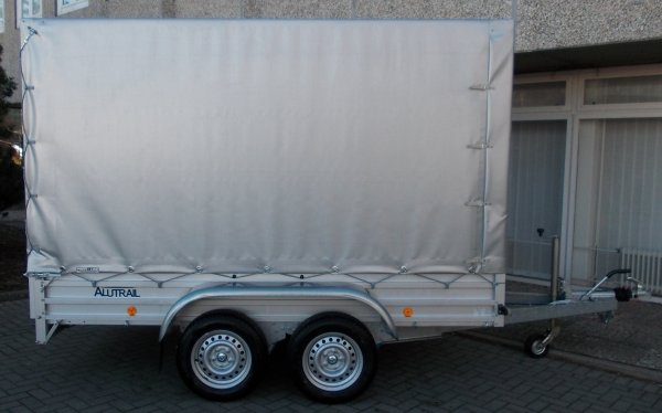 Alutrail 26 T 31.16, 2600kg zGG, Ladema�e 310x155x190 cm mit Hochplane in silber