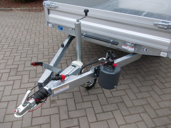 Humbaur Heckkipper HUK 303117 mit Alubordwnden, Handpumpe, 3000kg zGG, 314x175cm,Einmaliger Abverkaufspreis