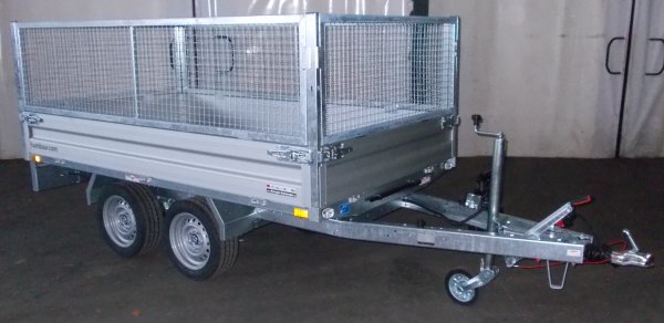Humbaur Dreiseitenkipper HTK 2700.27 Handpumpe und 62cm Gitteraufsatz (falsches Bild)