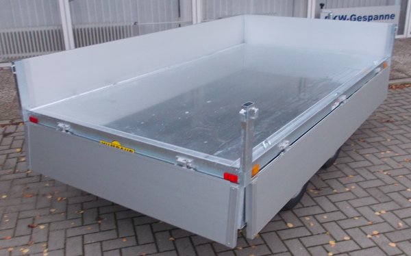 Humbaur Dreiseitenkipper HTK 2700.27 Handpumpe und 62cm Gitteraufsatz (falsches Bild)