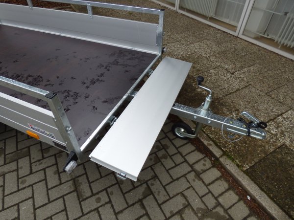 Saris MP 255 133 750 1 mit Bugklappe Alubordwnde, 750KG zGG, 255x133x43cm