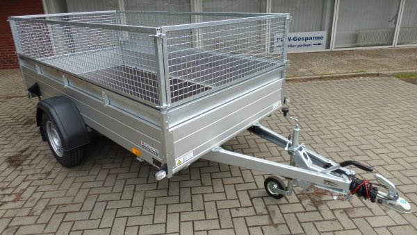 * Saris MP 305 153 1500 1 Alubordw�nde, Reling, 1500KG zGG, 305x153x43cm, mit Laubgitteraufsatz 50cm
