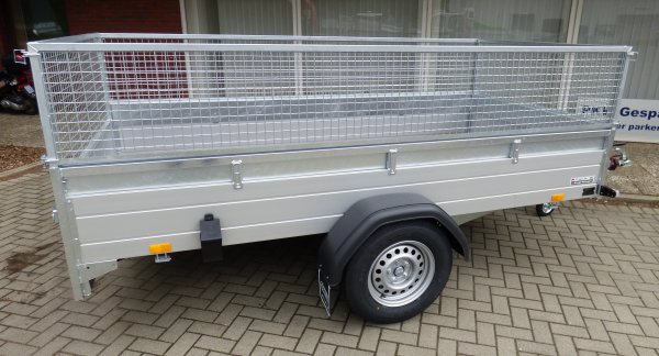 * Saris MP 305 153 1500 1 Alubordw�nde, Reling, 1500KG zGG, 305x153x43cm, mit Laubgitteraufsatz 50cm