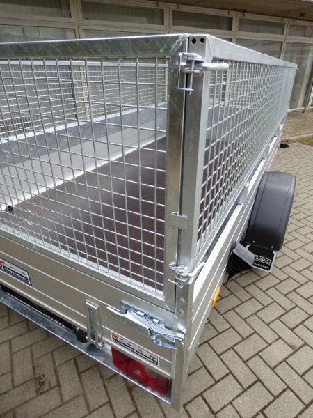 * Saris MP 305 153 1500 1 Alubordw�nde, Reling, 1500KG zGG, 305x153x43cm, mit Laubgitteraufsatz 50cm
