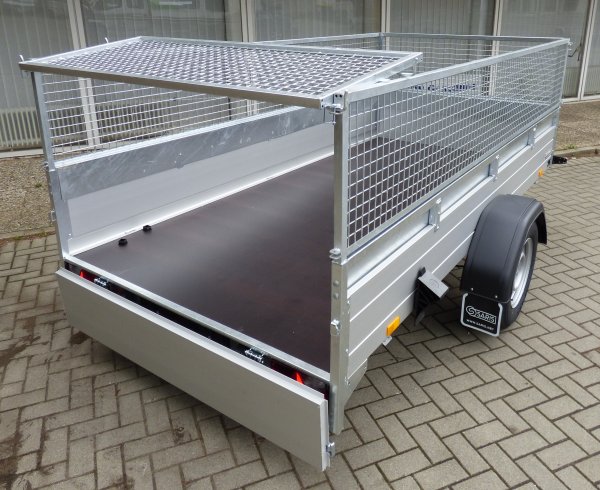 * Saris MP 305 153 1500 1 Alubordw�nde, Reling, 1500KG zGG, 305x153x43cm, mit Laubgitteraufsatz 50cm