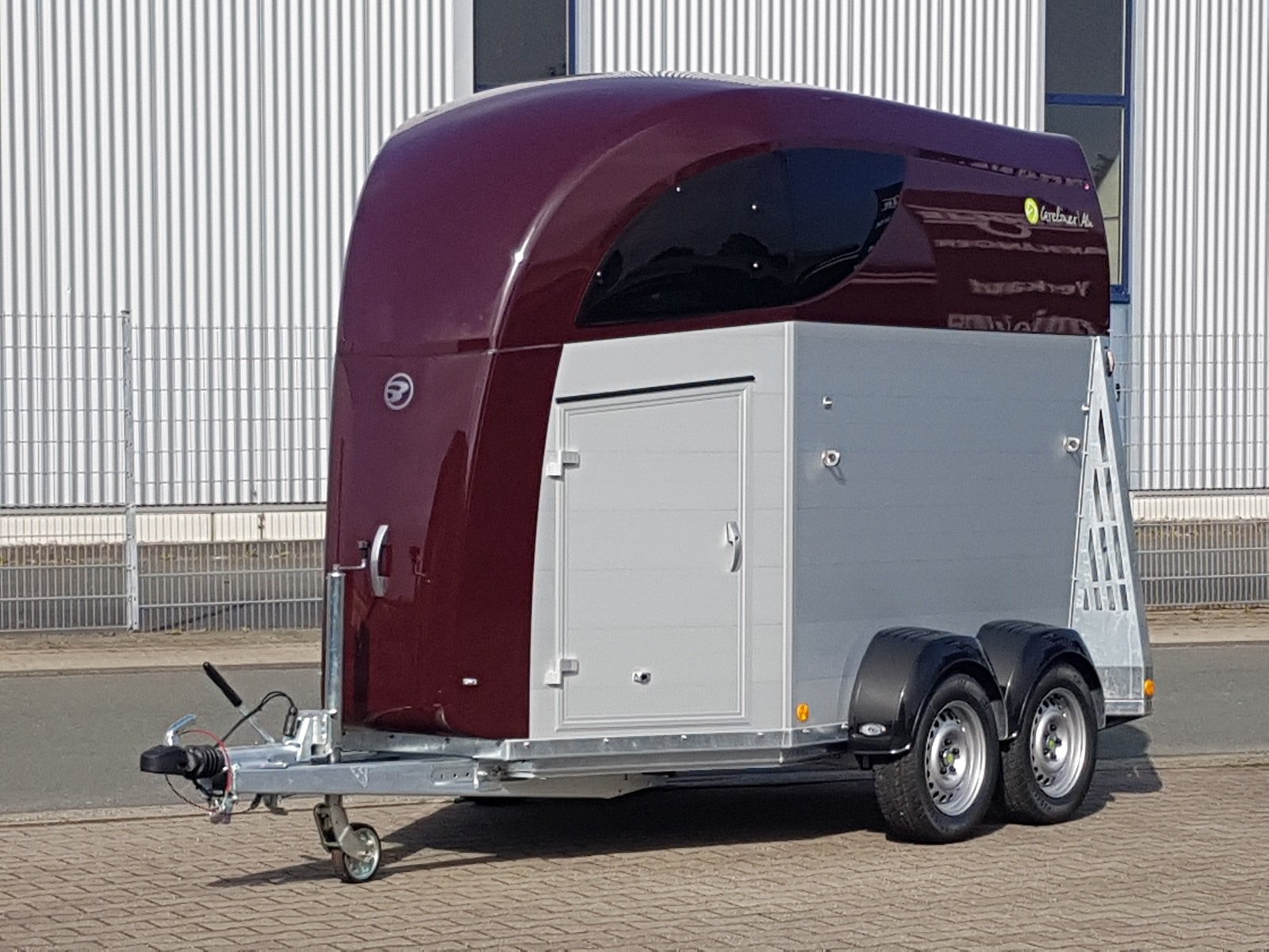 Careliner ALU Dach und Bug in bordeaux Bruststangenzusatzpolster