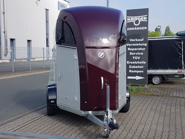 Careliner ALU Dach und Bug in bordeaux, Bruststangenzusatzpolster, Netzlift