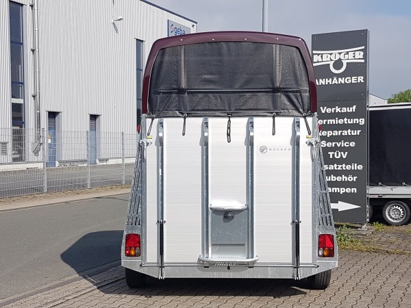 Careliner ALU Dach und Bug in bordeaux, Bruststangenzusatzpolster, Netzlift