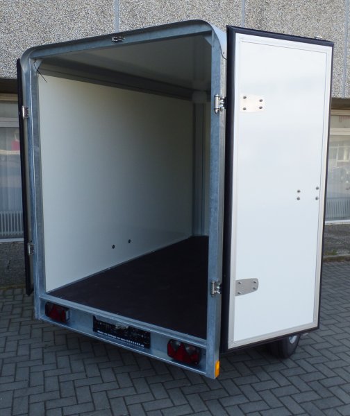 Henra GB133115.19 Kofferanhnger mit abgerundeten Ecken, Doppelflgeltr und Tempo 100, Innenhhe 190cm