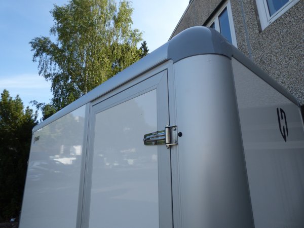 Henra GB13311519 Kofferanhnger mit abgerundeten Ecken, Rampe, Seitentr, Innenhhe 190cm