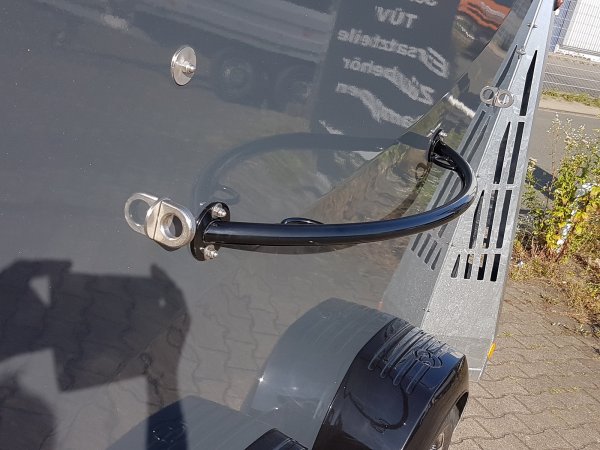 Careliner L grey/grey, Panoramadach, Sattelablagestange, 3.Bremsleuchte, 2. Innenleuchte LED, Netzlift, Bruststangenpolster und Alufelgen (black/silver)