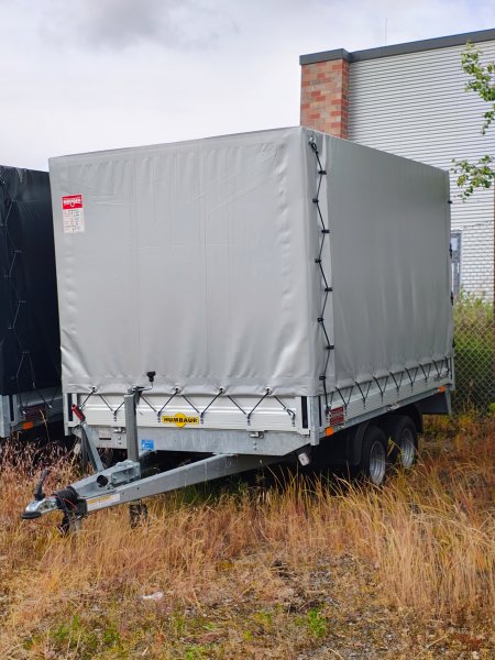 Humbaur HN 20.26.16, 2.000 kg z.GG, Tandem, niedr. Fahrwerk, Profiline Hochplane 160cm lichte Innnenh�he, 265x165x160cm