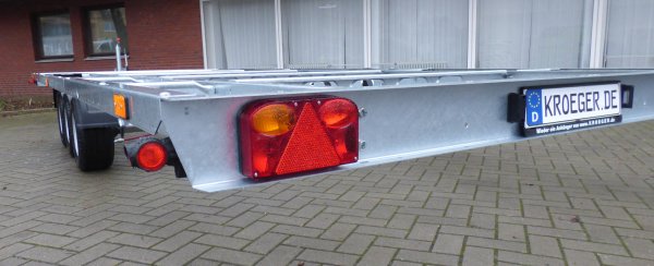 Tiny-Trail, Tridem-berlader, 3500kg GG, Plattformmae 540x250cm, Typ TH54.25