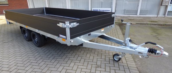 Saris Hochlader / berlader PL 406 204 2700 2 Black Edition 2,7t zGG, mit weier Hochplane (ohne Bild) 406x204x190