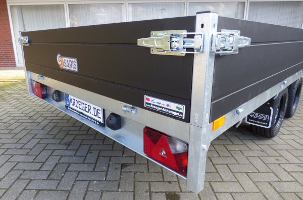 Saris Hochlader / berlader PL 406 204 2700 2 Black Edition 2,7t zGG, mit weier Hochplane (ohne Bild) 406x204x190