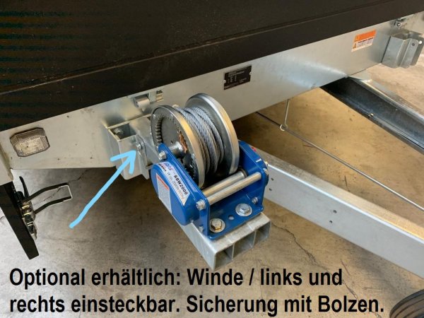 Saris Hochlader / berlader PL 406 204 2700 2 Black Edition 2,7t zGG, mit weier Hochplane (ohne Bild) 406x204x190