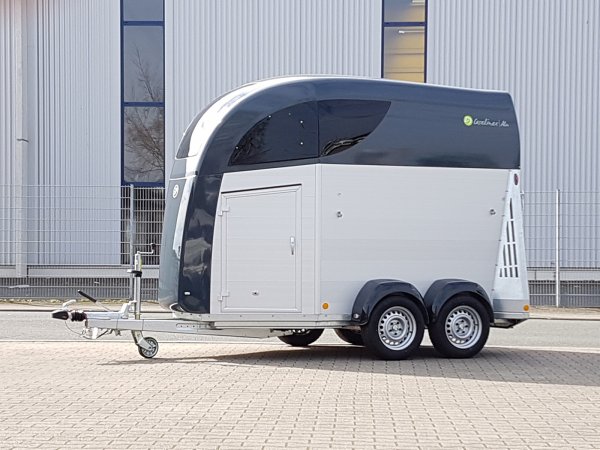 Careliner ALU Dach und Bug in grey, mit Panoramadach und Bruststangenzusatzpolster