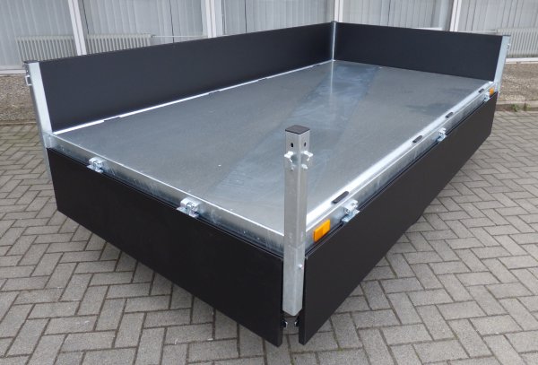 Saris Heckkipper K1 276 150 1500 1 mit E- und Nothandpumpe, Black-Edition, 1,5t zGG, 276x150x35cm