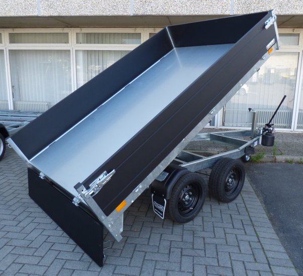 Saris Tandem-Heckkipper K1 276 170 2700 2 mit Handpumpe, Black-Edition, 2,7t zGG, 276x170x35cm