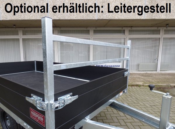 Saris Hochlader / berlader PL 406 204 2700 2, Black Edition, Rampen in Schubladen, 2,7t zGG, Lademae 406x204x35cm