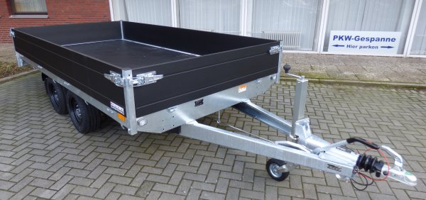 Saris Hochlader / berlader PL 356 184 2700 2 , Rampen in Schubladen, 2,7t zGG 356x184x35cm