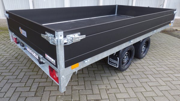 Saris Hochlader / berlader PL 356 184 2700 2 , Rampen in Schubladen, 2,7t zGG 356x184x35cm