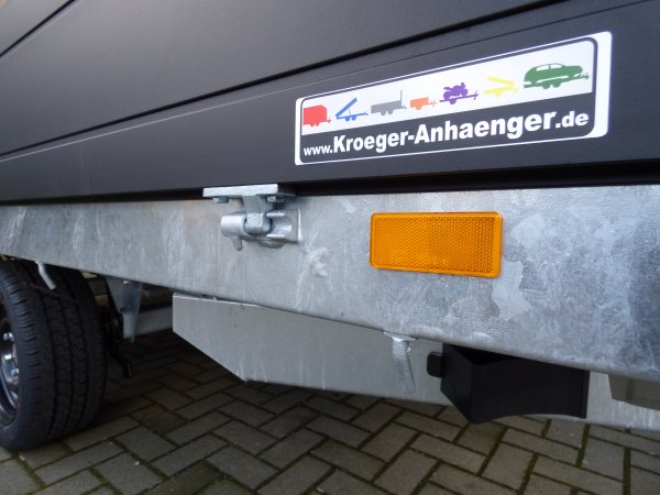 Saris Hochlader / berlader PL 356 184 2700 2 , Rampen in Schubladen, 2,7t zGG 356x184x35cm