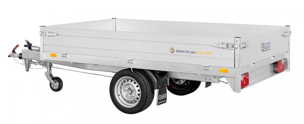 Saris Heckkipper K1 276 150 1500 1 mit Elektro-Pumpe, 1,5t zGG, Lademae: 276x150x30cm