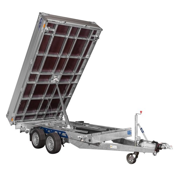 * Saris Tandem-Dreiseitenkipper K3 356 184 3500 2 E Heavy Duty, mit Elektro-Pumpe,  Rampen in Schubladen, 3,5t zGG, Ladema�e356x184x35cm