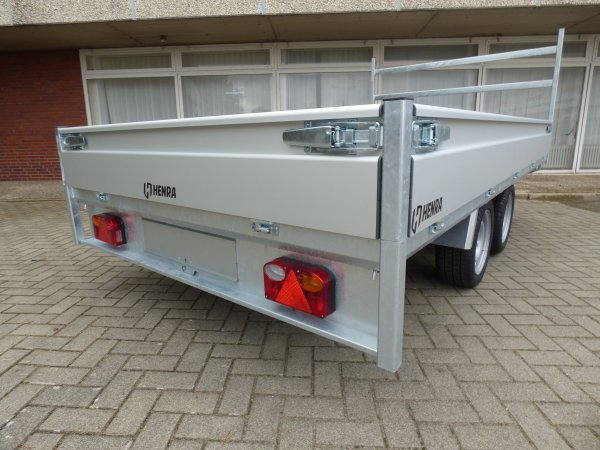 Henra PL304020, Tandemhochlader mit Alurampen in Schubladen, 3000kg zGG, 401x202x30cm