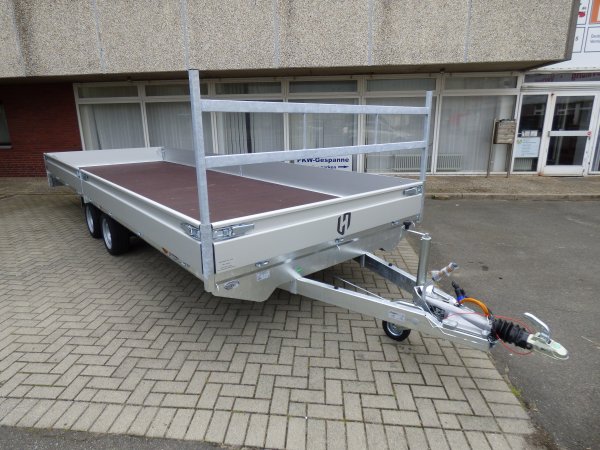 Henra PL355022SL parabolic, Hochlader mit Blattfederachsen und Rampenschubladen, 3500kg zGG, Lademae: 503x222x30cm