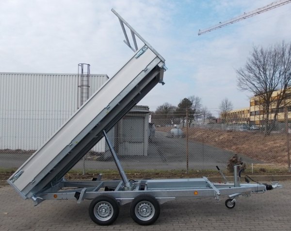 Henra KP273018 Dreiseitenkipper mit E-Pumpe, 2700kg zGG, 301x185x30cm