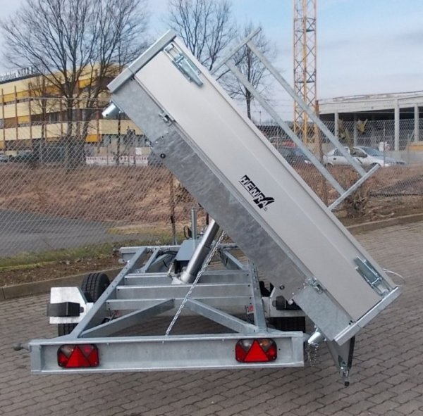 Henra KP273018 Dreiseitenkipper mit E-Pumpe, 2700kg zGG, 301x185x30cm