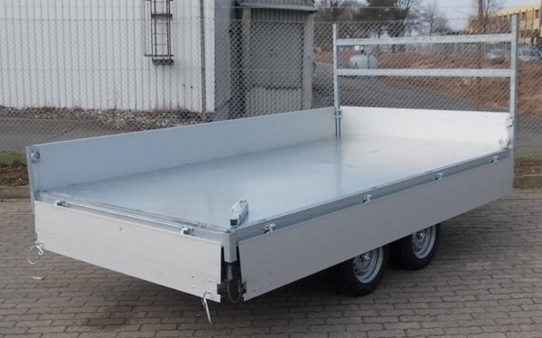 Henra KP273018 Dreiseitenkipper mit E-Pumpe, 2700kg zGG, 301x185x30cm