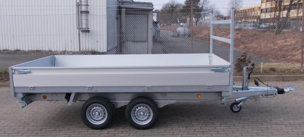 Henra KP273018 Dreiseitenkipper mit E-Pumpe, 2700kg zGG, 301x185x30cm