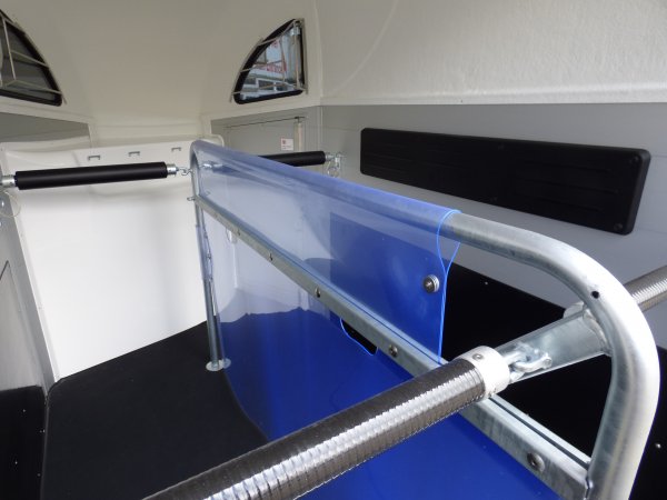 Careliner ALU Dach und Bug in grey, Netzlift und Bruststangenzusatzpolster