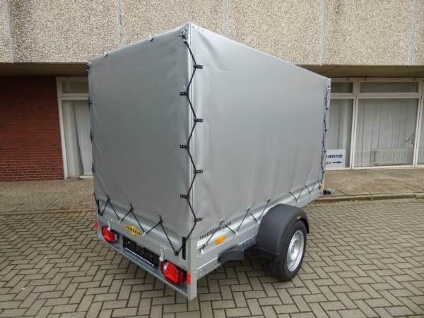 Humbaur HA 153015 mit Hochplane Profiline 180cm Ladehhe in grau