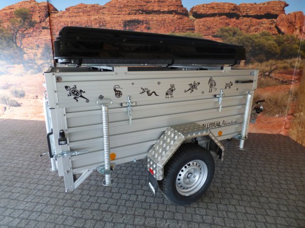 Anhnger Alutrail Adventure inkl. Hartschalen Dachzelt Outback Unit mit MaX-Ausstattungspaket