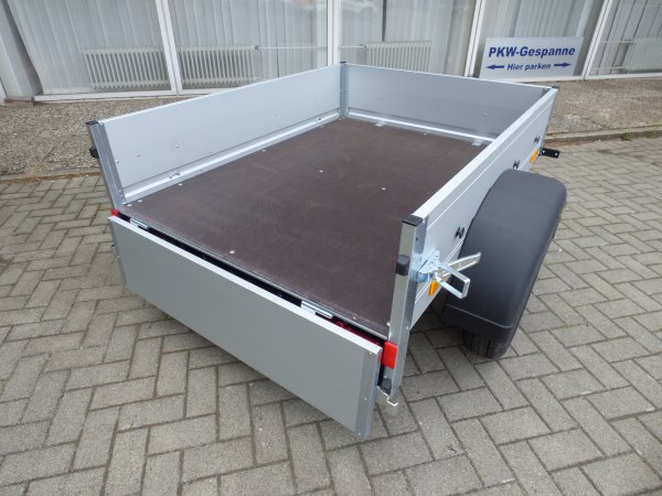 Humbaur Startrailer H 751510 mit Alubordwnden, 750KG zGG, 145x110x30cm, Einmaliger Abverkaufspreis