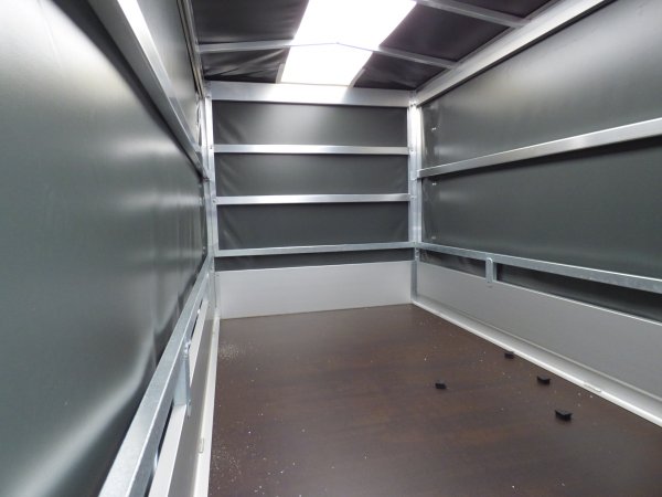 Saris McAlu MP 255 133 750 1 mit KRGER Hochplane in schwarz, 750KG zGG 255x133x140cm