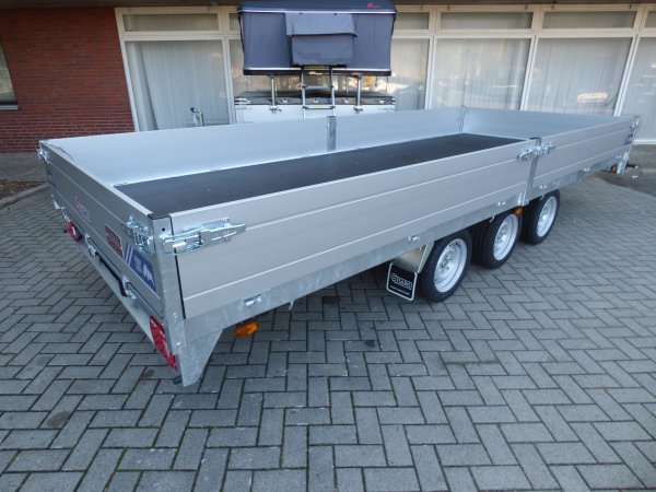 Saris Hochlader PL 506 204 3500 3 HD, Heavy Duty mit Tridemachse, 3,5t zGG 506x204x35cm, Rampenschubladen